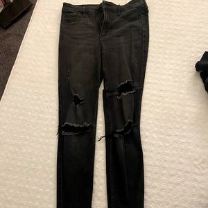 Black skinny jeans